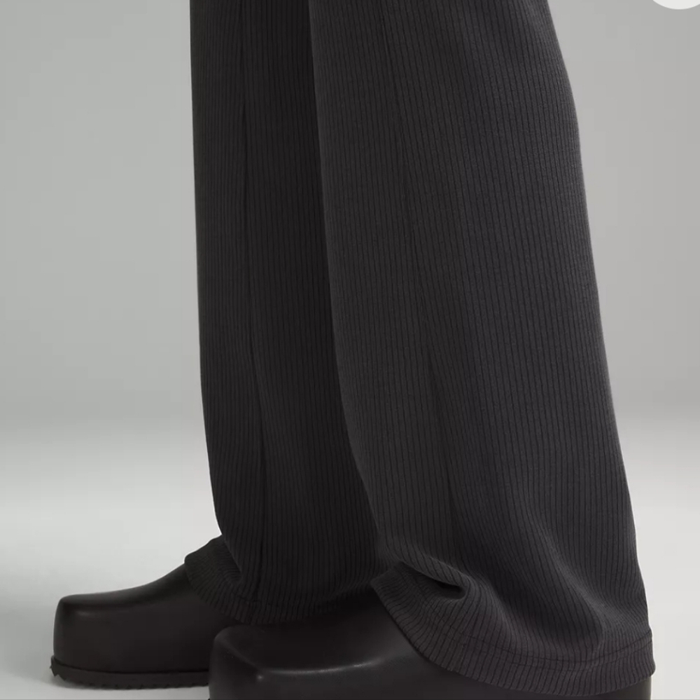 Lululemon Softstream Black Ribbed Pants Size 0. New No Tag - Picture 9 of 15